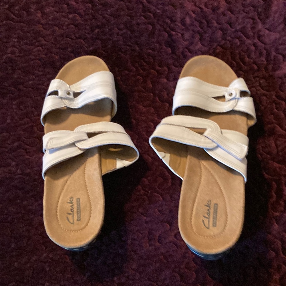 Clarks leather sandals